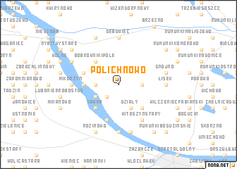 map of Polichnowo