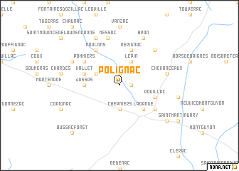 map of Polignac
