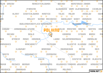 map of Políkno