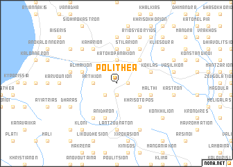 map of Polithéa