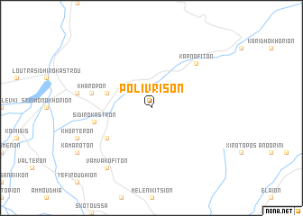 map of Polívrison