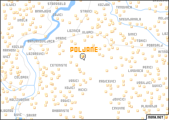 map of Poljane