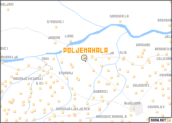 map of Polje Mahala