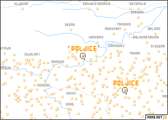 map of Poljice