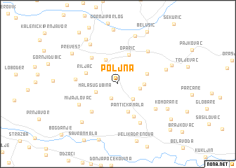 map of Poljna