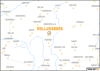 map of Põllussaare