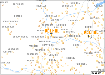 map of Pŏlmal