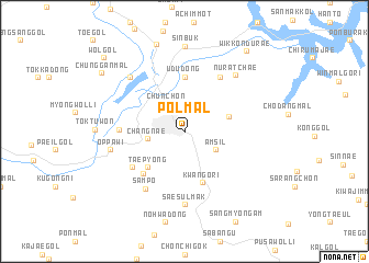 map of Pŏlmal