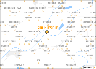 map of Półmieście