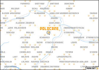map of Poločáre