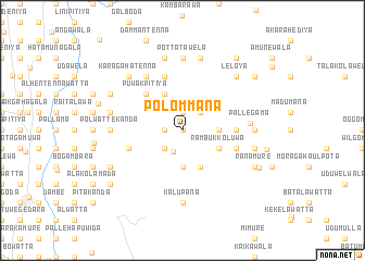 map of Polommana
