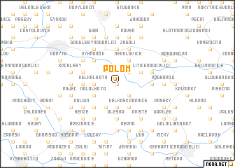 map of Polom