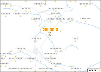 map of Polonia