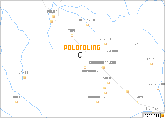 map of Polonoling