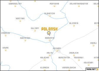 map of Polonsk