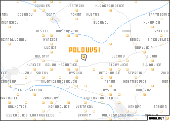 map of Polouvsí
