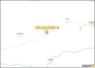 map of Polovinnaya