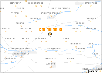 map of Polovinniki