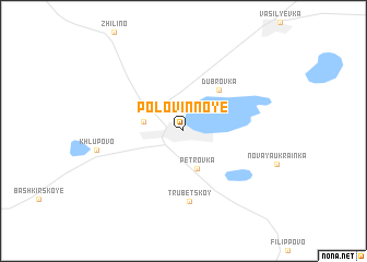 map of Polovinnoye