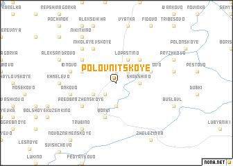 map of Polovnitskoye