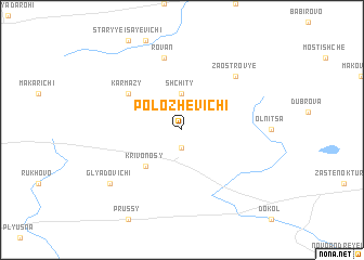 map of Polozhevichi