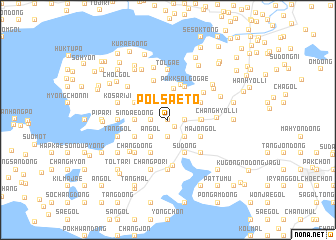 map of Pŏlsaet\