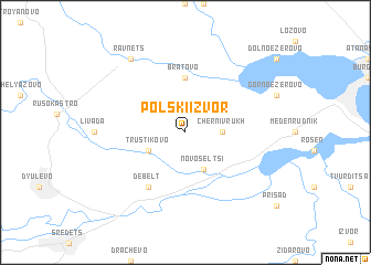 map of Polski Izvor