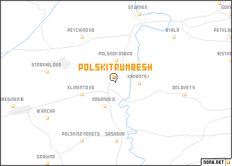 map of Polski Trŭmbesh