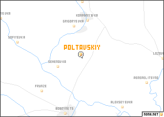 map of Poltavskiy