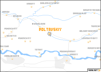 map of Poltavskiy