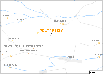 map of Poltavskiy