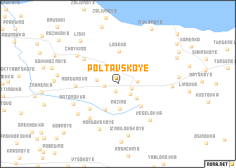 map of Poltavskoye