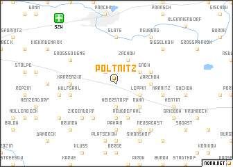 map of Poltnitz