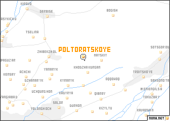 map of Poltoratskoye