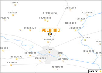 map of Polunino