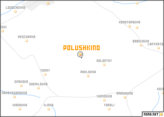 map of Polushkino