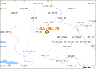 map of Poluyanovo