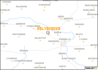 map of Polyakovka