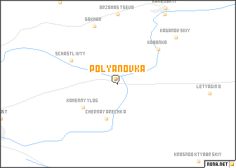 map of Polyanovka