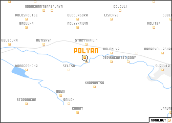 map of Polyanʼ