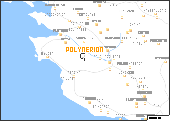 map of Polynérion
