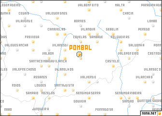 map of Pombal