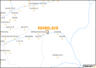 map of Pomboloka