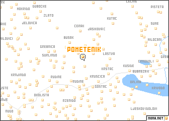 map of Pometenik