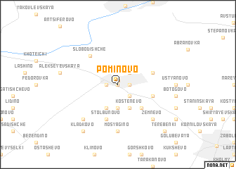 map of Pominovo