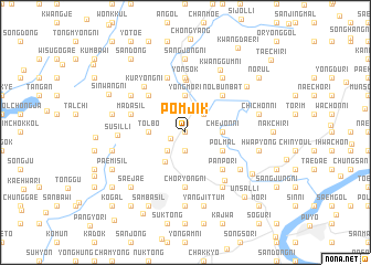 map of Pŏmjik