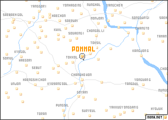 map of Pŏm-mal