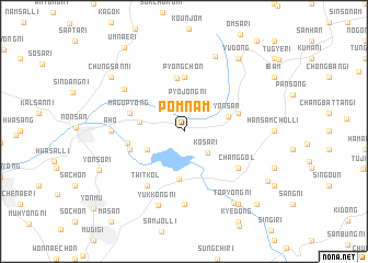 map of Pŏmnam