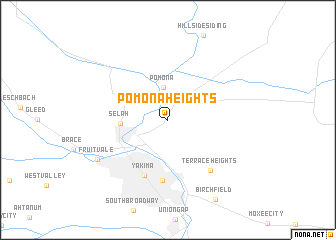 map of Pomona Heights