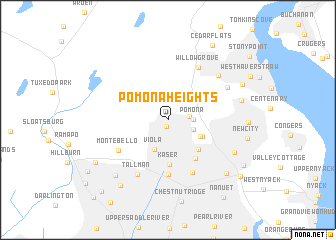 map of Pomona Heights